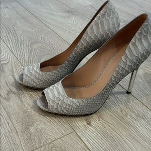 SIGERSON MORRISON SNAKEPRINT HEELS